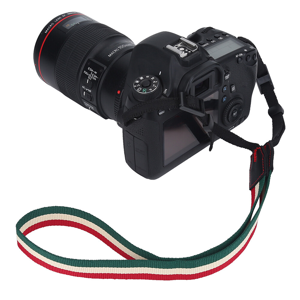 Universal Adjustable Colorful Nylon Camera Shoulder Neck Strap for Photographers