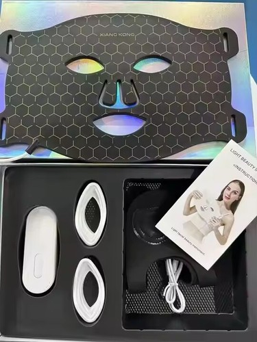 Mascarilla facial de terapia de luz LED de silicona flexible de 7 colores - Sk suave y ligero - Imagen 7 de 7