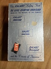 1950s Kalart Speed Flash Safety First De Luxe Compak Original Box