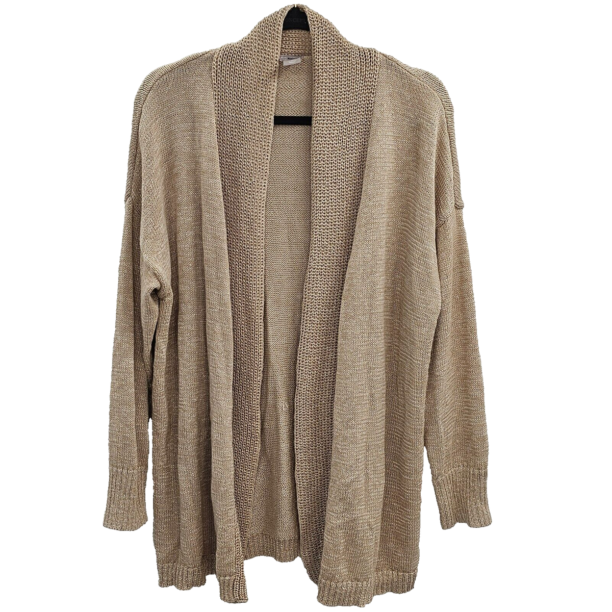 Chicos Cardigan Sweater Womens Large Knit Textured Normcore Academia Office  New