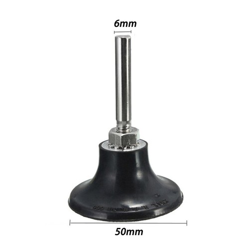 Stützteller Schleifteller Schleifteller Ø25 Ø50 Ø75mm mit 6mm Schaft kompatibel - Picture 10 of 11