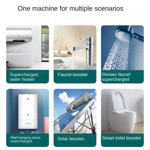 Druckerhöhungspumpe Druckdusche Automatik Wasser 180W 24V für Küchenarmatur Bad - Bild 3 von 6