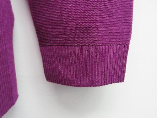 TALBOTS SET KNIT CARDIGAN & LONG SLEEVE TEE TOP FUCHSIA WOMENS LARGE PARIS - Picture 14 of 17