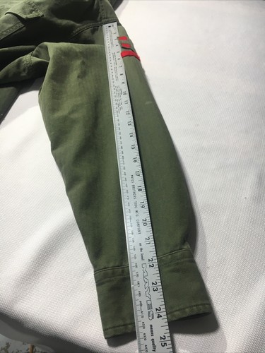 Camisa Polo Ralph Lauren Botón Ejército Militar OG 107 Hombres XL Espiga. - Imagen 8 de 10