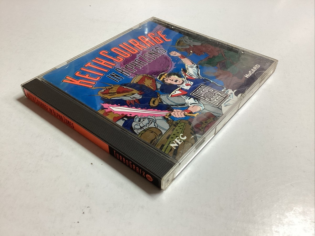 ゲームソフト　0630 76 Keith Courage In Alpha Zones-Turbo Grafix-16 Complete Jewel