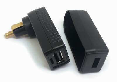USB Winkel-Lader mit Bordstecker für BMW Triumph KTM Ducati Motorrad BAAS