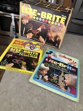 Vintage 1973 Hasbro Lite Brite 48 Picture Refills EUC please read