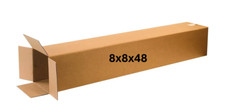 8" x 8" x 48" CARDBOARD BOX - 200 lb - SINGLE BOX - TALL