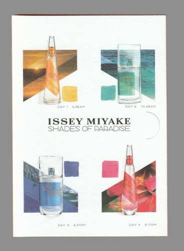 Carte publicitaire - Issey Miyaké 3 volets (page centrale à lamelles) - 第 1/3 張圖片