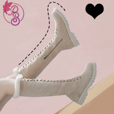 Over The Knee Sherpa Fleece Boot