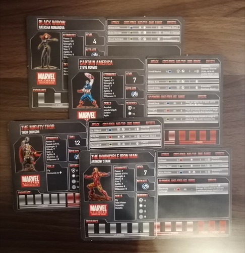 Knight Models Marvel Miniatures Avengers Painted Metal - Picture 4 of 4