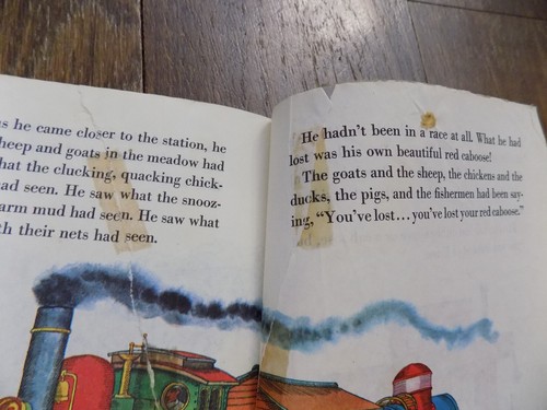 Vtg Pano The Train Little Golden Book 1979 Fifth 5th Printing # 210-1 Childrens - Picture 8 of 10