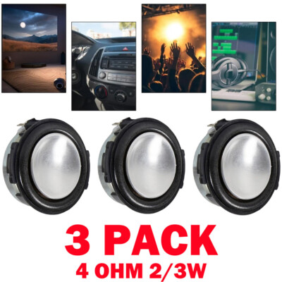3PC 23/24mm Woofer 4 Ohm 2/3W Full Range Speaker Mobile Device Loudspeaker US