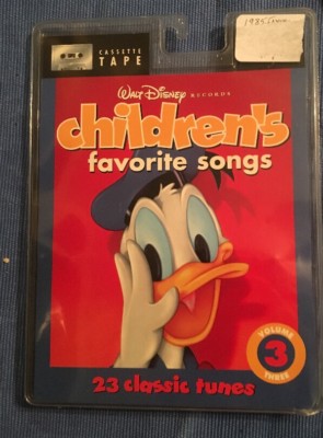 VTG Walt Disney Children's Favorite Songs 3 Cassette Tape
