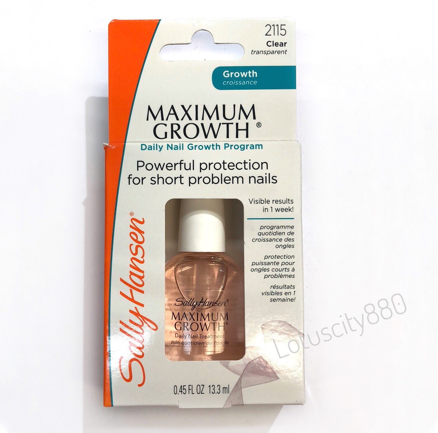 SALLY HANSEN MAXIMUM GROWTH POWERFUL PROTECTION FOR SHORT PROBLEM NAILS...CLEAR | eBay SALLY HANSEN MAXIMUM GROWTH POWERFUL PROTECTION FOR SHORT PROBLEM NAILS...CLEAR | eBay