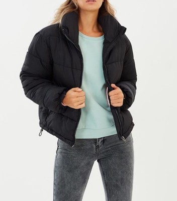 glamorous black puffer jacket