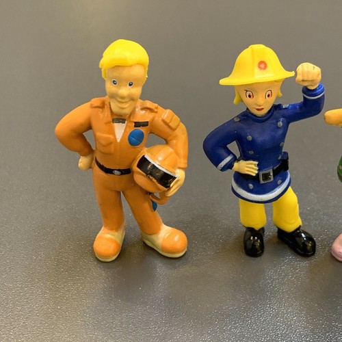 10 Teile/Set Feuerwehrmann Sam & Crew Figuren Dylis Elvis Stahl Penny Trevor Spielzeug Topper - Bild 7 von 8