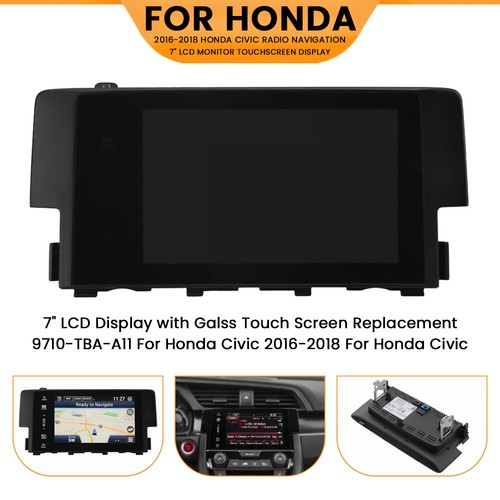 OEM 7" Radio Navigation LCD Touch Screen For Honda Civic 2016-2018 39710-TBA-A11 - Picture 1 of 11