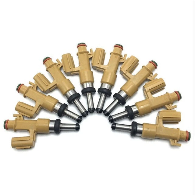 Genuine x8 DENSO HP Upgrade Fuel Injectors for 2010-2012 Toyota Sequoia 4.6L V8 Foto 4 de 4