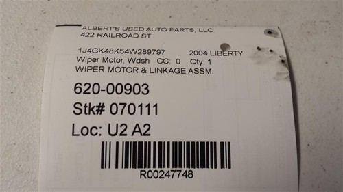 Windshield Wiper Motor for 02-07 Jeep Liberty - Picture 6 of 6
