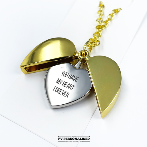 Collar Foto Personalizado Corazón Alas de Ángel Medallón Regalo San Valentín con Imagen - Imagen 4 de 8