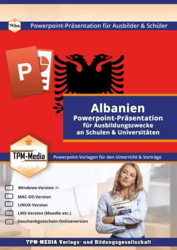 PowerPoint Präsentation: Albanien – Lehrmaterial für Ausbilder und Schüler