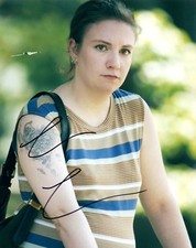 Lena Dunham Signed Autographed 8x10 Photo GIRLS Actress COA