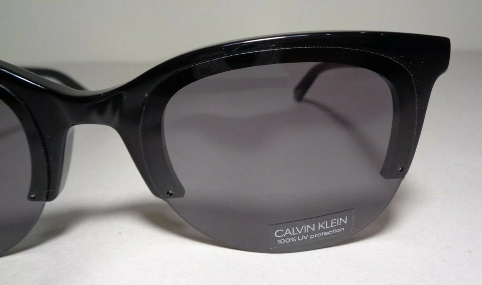 Calvin Klein CK19522S黑色全新男式太阳镜 — 第 4/4 张图片