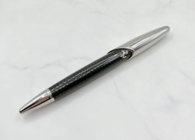 Montegrappa Annual Edition for Ferrari Black/Silver Roller Ballpoint Pen(No Box)