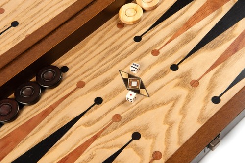 Premium Handmade Backgammon Set | Personalized Plate | Holiday &Birthday Gift π - Picture 3 of 5