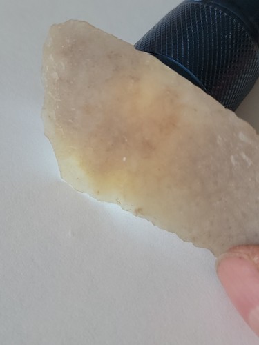 Authentic Native American Indian Florida Translucent Coral Blade 3"L×1.25"W - Picture 5 of 16