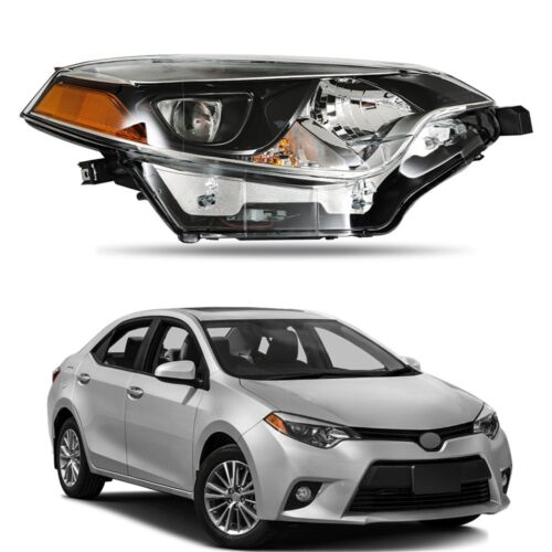 Headlights Assembly for 2014 2015 2016 Toyota Corolla Passenger Side