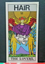 Galt MacDermot "HAIR" James Rado / Tarot Card Design 1969 Broadway Flyer NYC