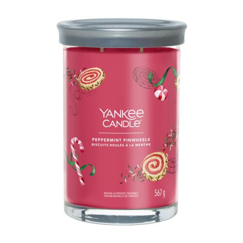 Yankee Candle SC Peppermint Pinwheels Large Tumbler 567 g -o- - Photo 1/1