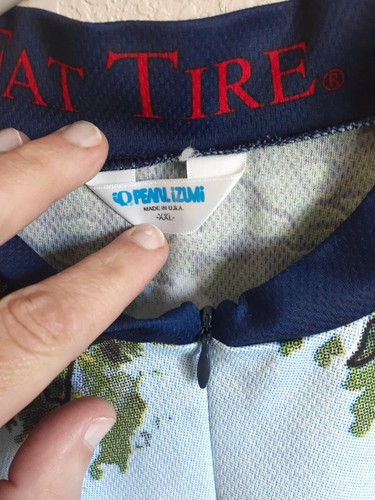 fat tire brewing pearl Izumi shirt made in usa xxl - Picture 2 of 10