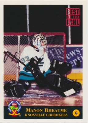 1994 Classic Pro Prospects #239 Manon Rheaume Knoxville Cherokees Hockey PEO (b)