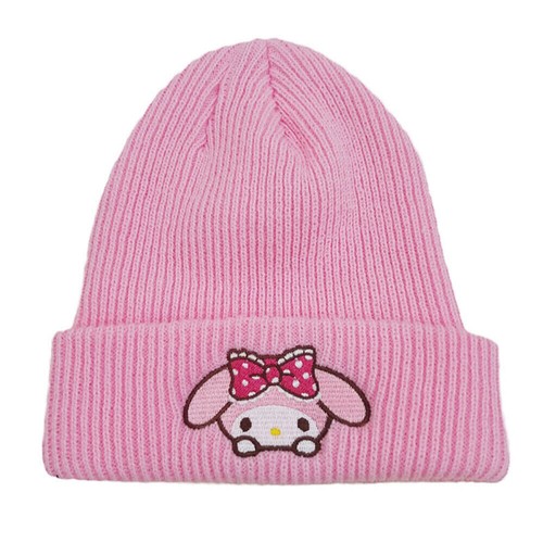 Sanrios Melody Kuromis Cinnamoroll Beanie Hat Women Winter Warm Knitted Ski Cap~ - Picture 8 of 12