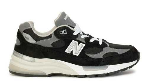 New Balance 992 'Black/Grey' Suede 
