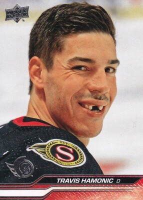2023-24 Upper Deck Extended Series - #595 Travis Hamonic - Senators