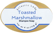 Toasted Marshmallow Shampoo Soap Bar By Eclectic Lady, 4 oz Bar
