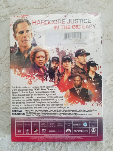 NCIS: NEW ORLEANS .. THE FIFTH SEASON.. DVD ... NEW SEALED - Bild 2 von 4