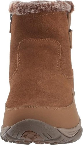 Easy Spirit Womens seExcel8 Mid Calf Boots Fur Lined Zipper Brown Size 8.5 M - Picture 2 of 8