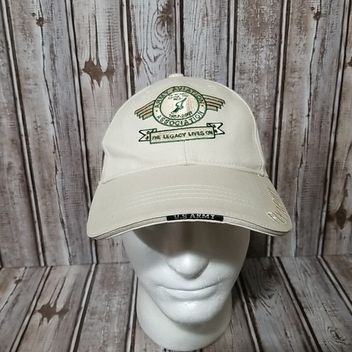 US Army Aviation Association Strapback Hat Beige ML Caps The Legacy Lives On