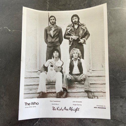 The Who The Kids Are Alright Promo Foto Band Druck 8x10 s/w (B88) - Bild 1 von 4