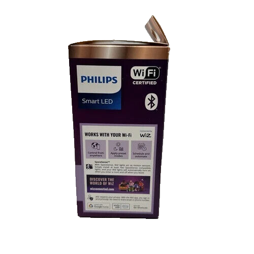 Philips Smart LED 50 Watt GU10 Wi Fi Bluetooth Full Color Light Bulb Warm Cool - Picture 2 of 6