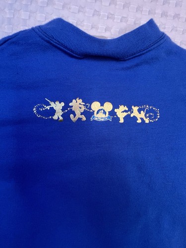 VTG Walt Disney World “The Happiest Celebration On Earth” Blue Youth XL - Picture 8 of 8