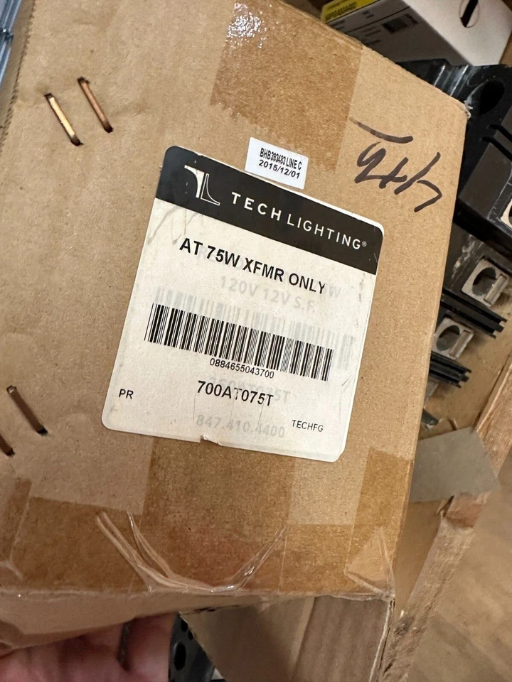 Tech Lighting 700AT075T Black Finish Transformer AT 75W XFMR Only - Image 2 of 2