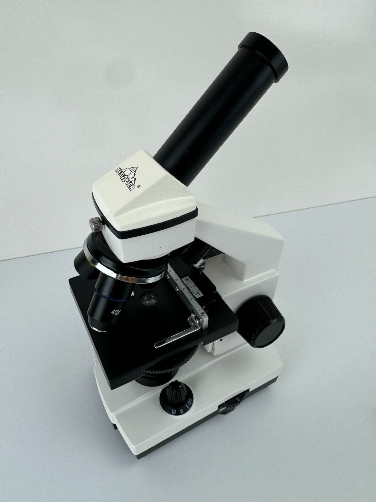 Microscope Professionnel MAXLAPTER 100-1000x - Avec Lames Et Adaptateur Smartphone