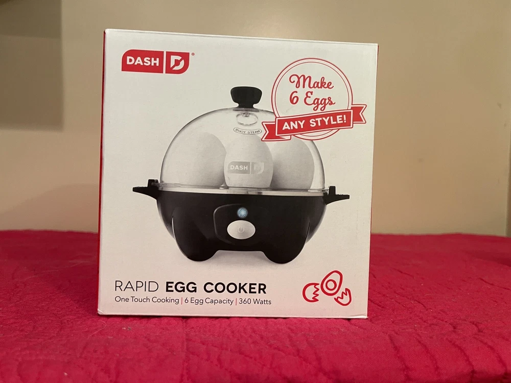 DASH Rapid Egg Cooker 6-Capacity Electric Hard Boiled Eggs Maker 2021 Model