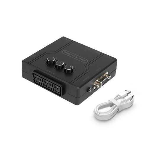 RGBS VGA to YPBPR Component Converter SCART to YPBPR for N64 PS1 PS2 Dreamcast j